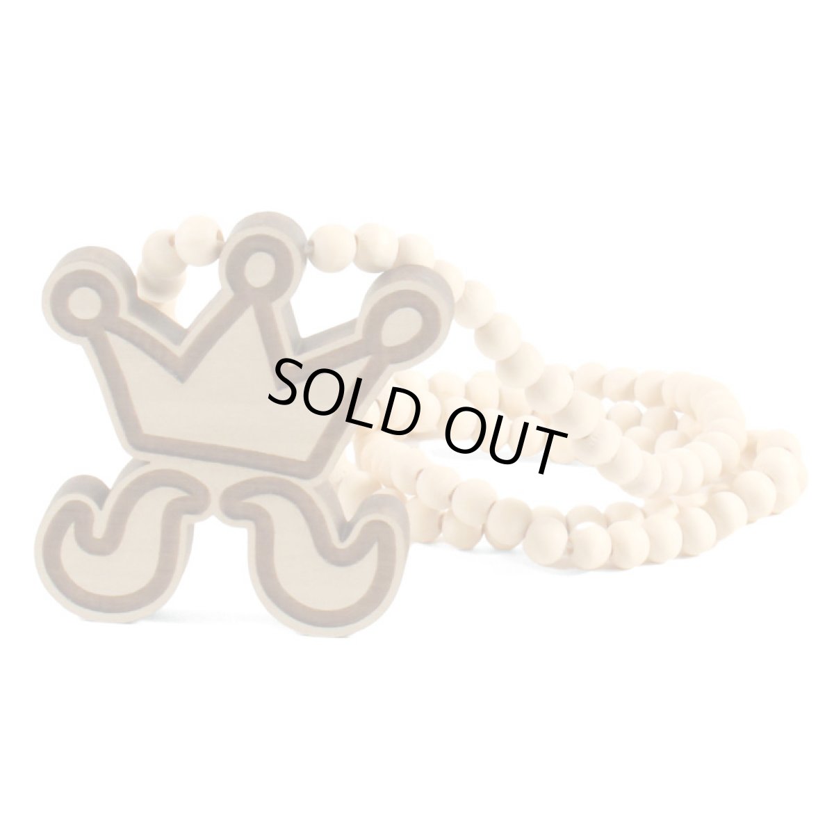 画像1: KINGSIZE（キングサイズ）“HiGE WOOD NECKLACE” (1)