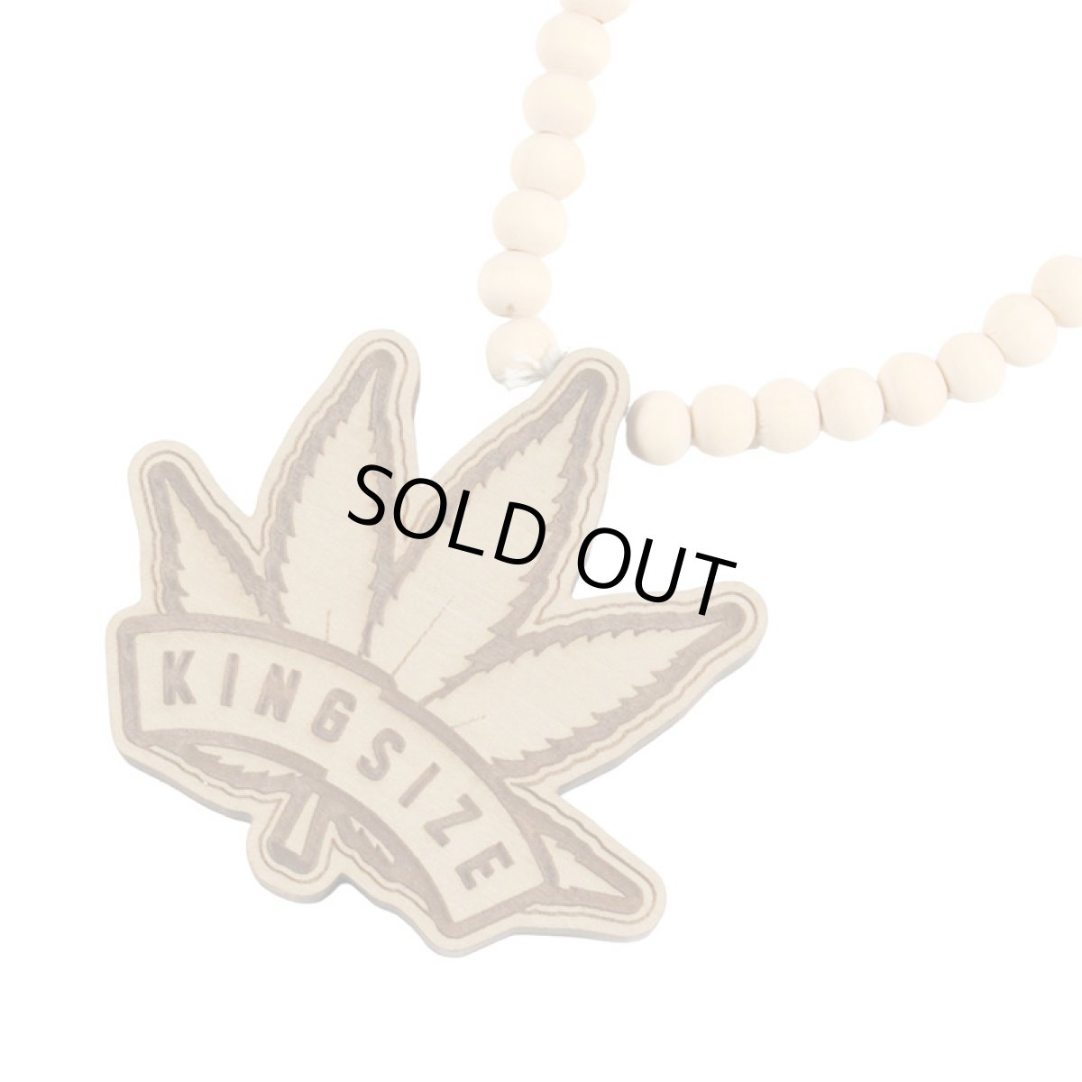 画像4: KINGSIZE（キングサイズ）“LEAF WOOD NECKLACE” (4)