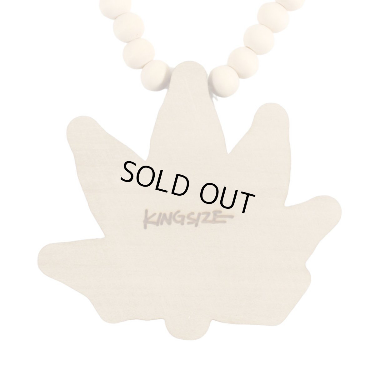 画像6: KINGSIZE（キングサイズ）“LEAF WOOD NECKLACE” (6)