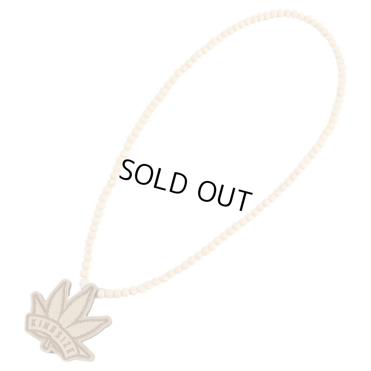 画像2: KINGSIZE（キングサイズ）“LEAF WOOD NECKLACE” (2)