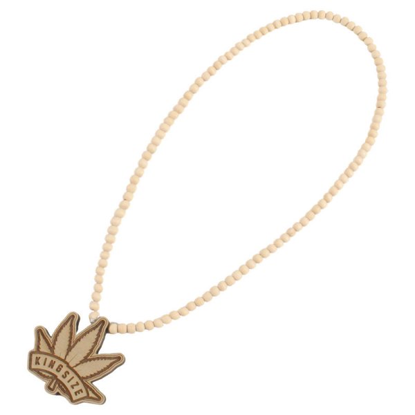 画像2: KINGSIZE（キングサイズ）“LEAF WOOD NECKLACE” (2)