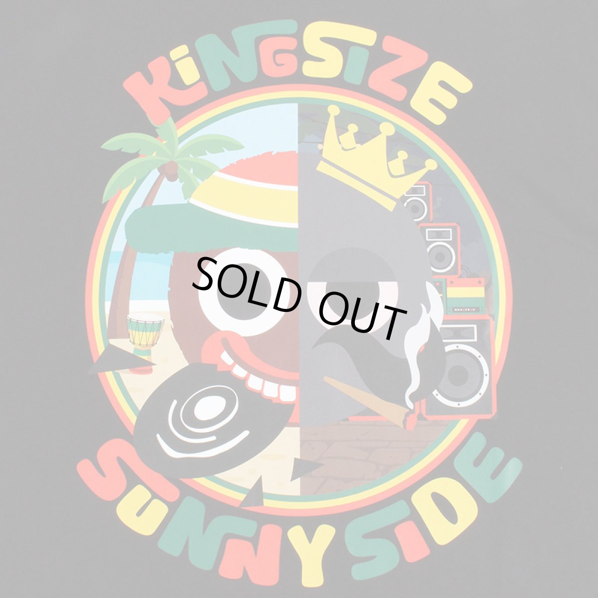 画像3: 【2026.04.03再入荷】KINGSIZE（キングサイズ）x SUNNY SIDE RECORDS “KS / SUNNY SIDE TEE” (3)