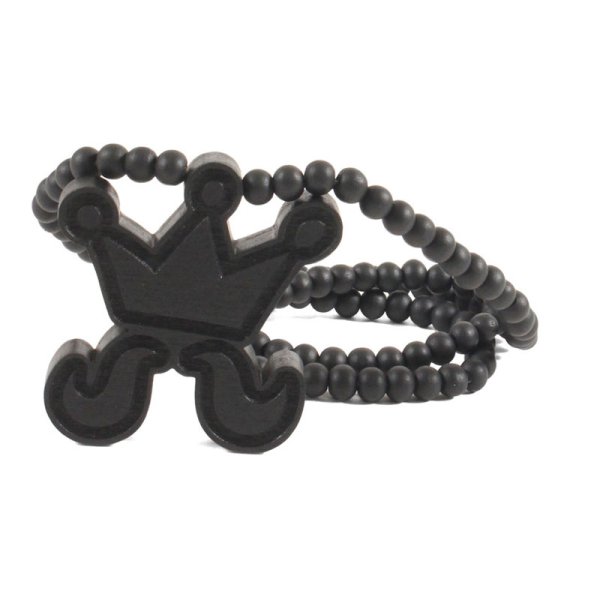 画像1: KINGSIZE（キングサイズ）“HiGE WOOD NECKLACE” (1)