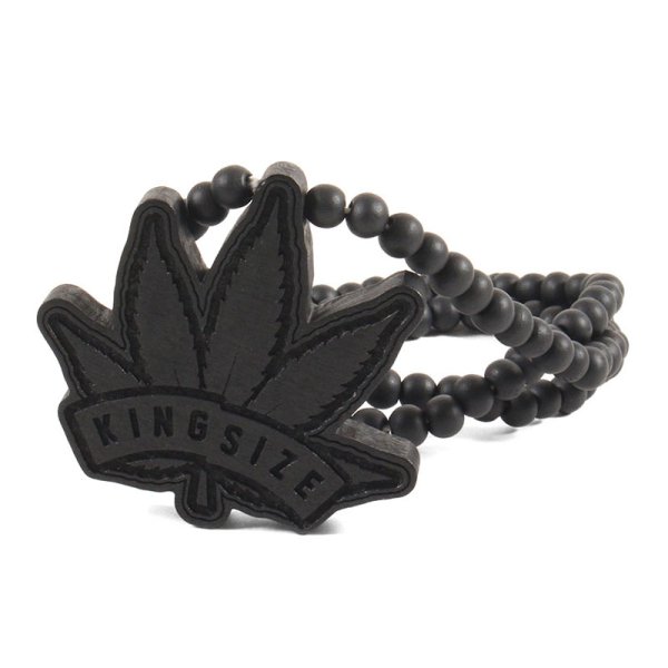 画像1: KINGSIZE（キングサイズ）“LEAF WOOD NECKLACE” (1)