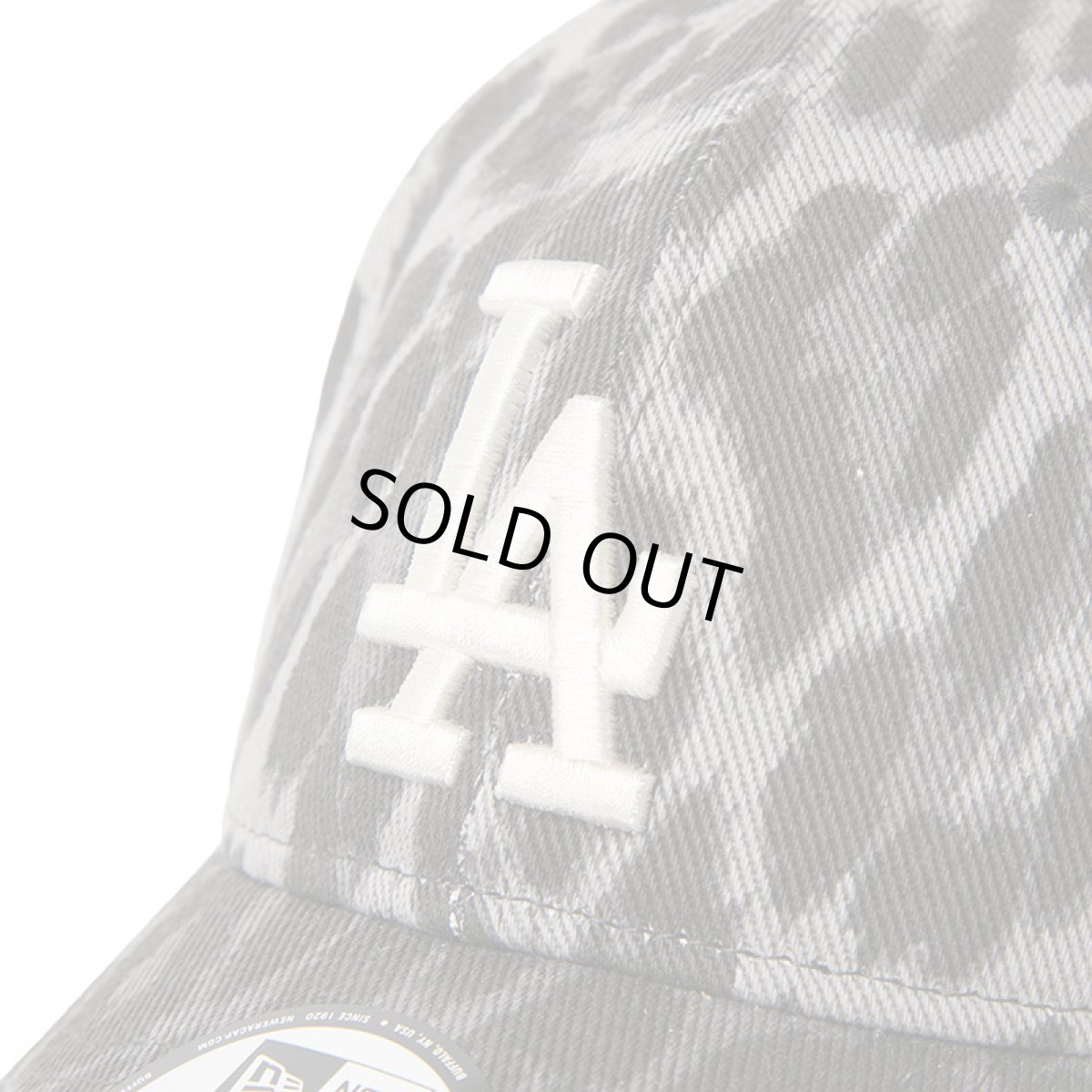 画像8: NEWERA（ニューエラ）“9TWENTY Leopard ロサンゼルス・ドジャース ブラック　アイボリー” (8)