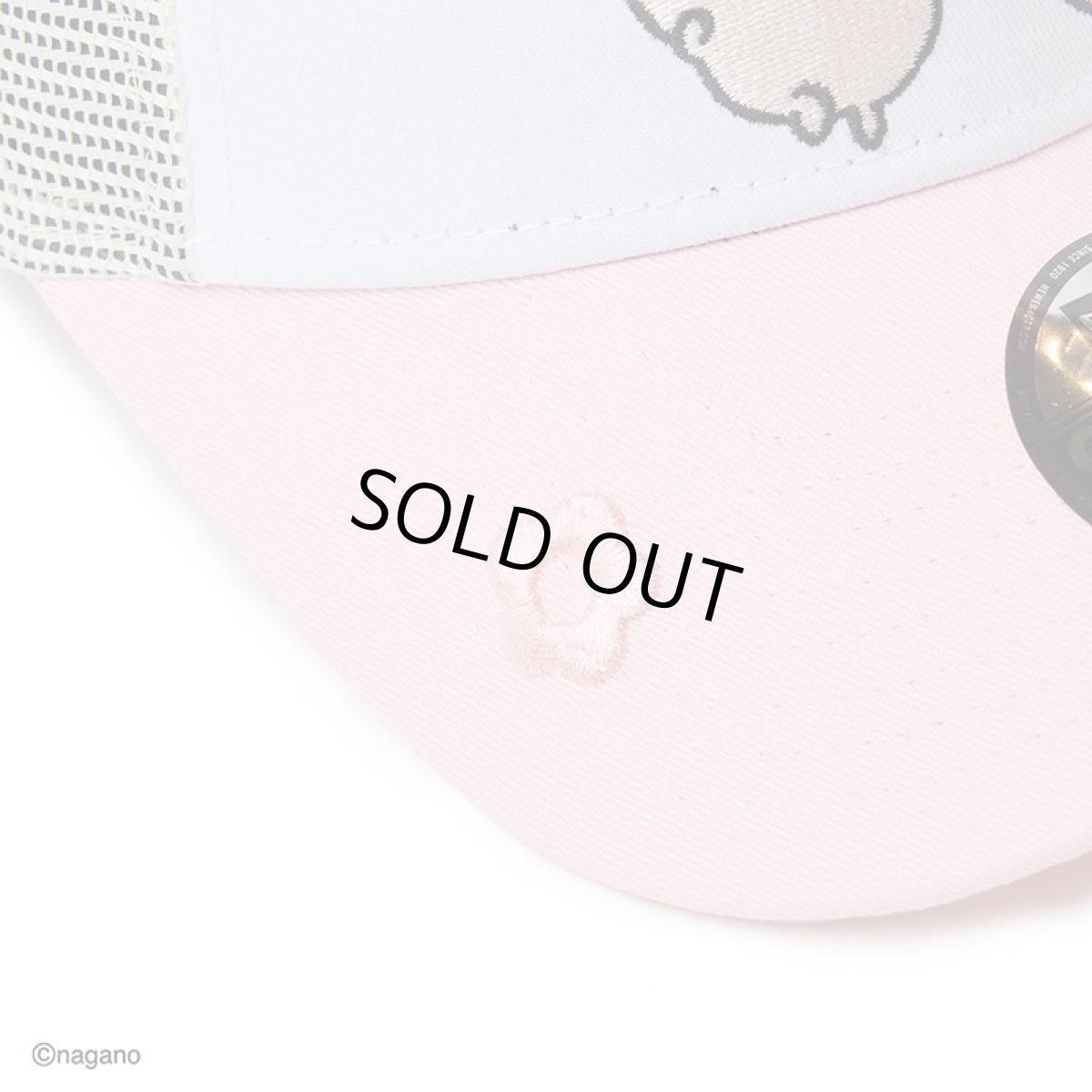 画像9: 【キッズ】NEWERA（ニューエラ）“Youth 9FORTY A-Frame トラッカー ちいかわ / モモンガ・古本屋 ピンク” (9)