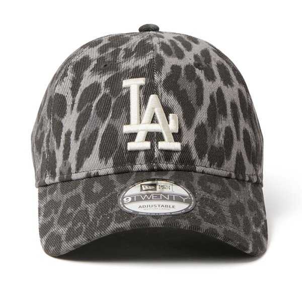 画像2: NEWERA（ニューエラ）“9TWENTY Leopard ロサンゼルス・ドジャース ブラック　アイボリー” (2)