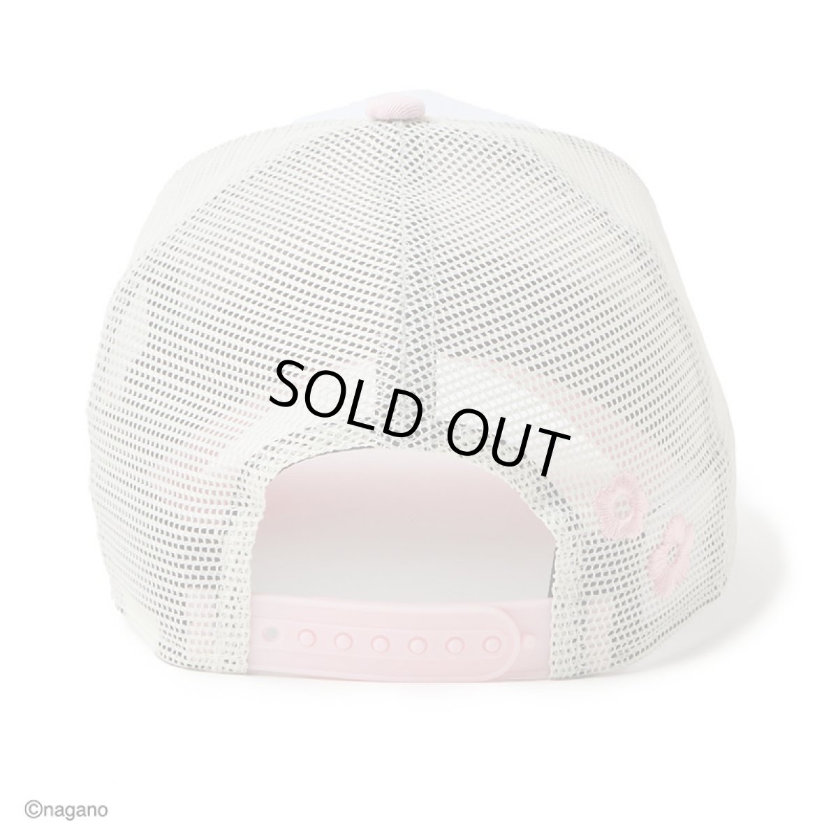 画像4: 【キッズ】NEWERA（ニューエラ）“Youth 9FORTY A-Frame トラッカー ちいかわ / モモンガ・古本屋 ピンク” (4)