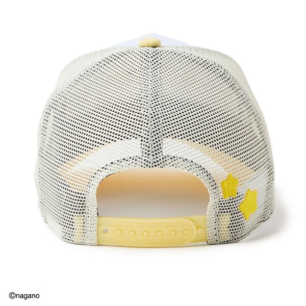 画像4: 【キッズ】NEWERA（ニューエラ）“Youth 9FORTY A-Frame トラッカー ちいかわ / ちいかわ・ハチワレ・うさぎ ホワイト/ソフトイエロー” (4)