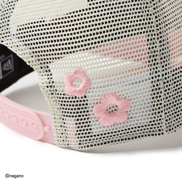 画像11: 【キッズ】NEWERA（ニューエラ）“Youth 9FORTY A-Frame トラッカー ちいかわ / モモンガ・古本屋 ピンク” (11)