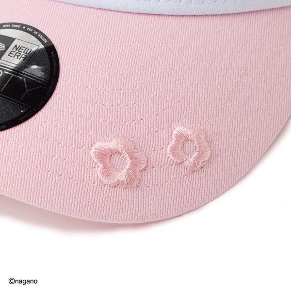 画像10: 【キッズ】NEWERA（ニューエラ）“Youth 9FORTY A-Frame トラッカー ちいかわ / モモンガ・古本屋 ピンク” (10)