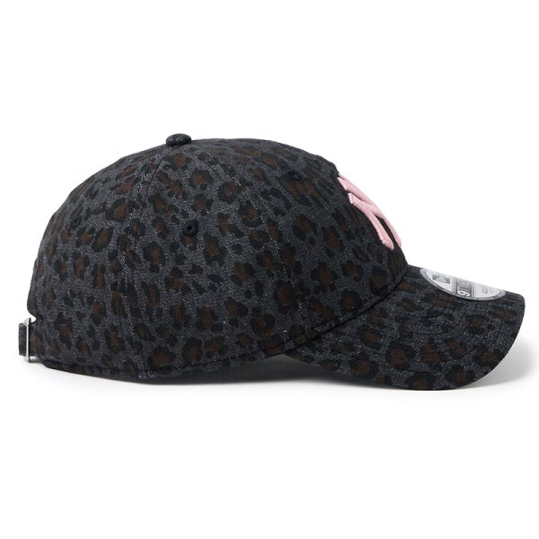 画像6: NEWERA（ニューエラ）“9TWENTY Leopard ニューヨーク・ヤンキース ブラック ピンク” (6)