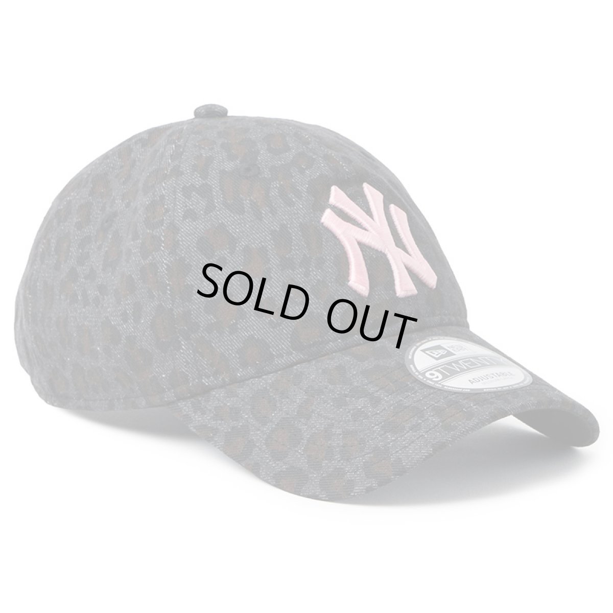 画像3: NEWERA（ニューエラ）“9TWENTY Leopard ニューヨーク・ヤンキース ブラック ピンク” (3)