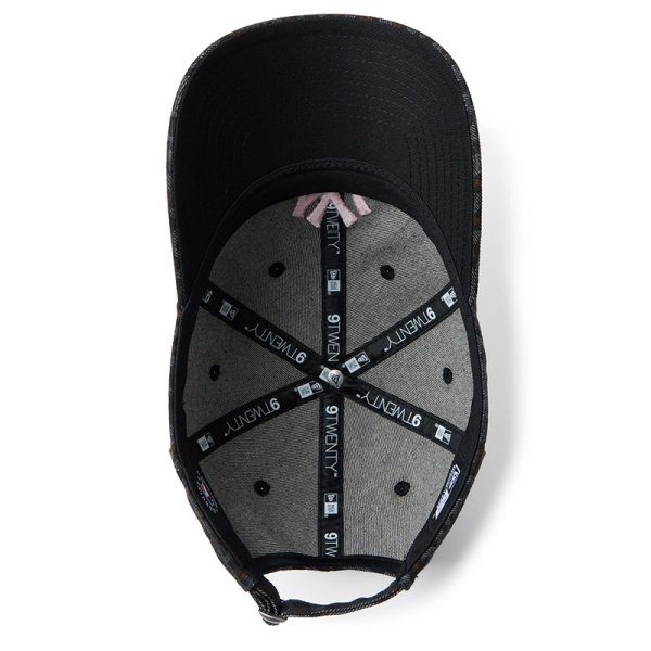 画像7: NEWERA（ニューエラ）“9TWENTY Leopard ニューヨーク・ヤンキース ブラック ピンク” (7)