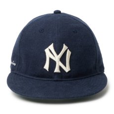 画像2: NEWERA（ニューエラ）“RC 9FIFTY ニューヨーク・ヤンキース フレンチリネン ネイビー” (2)