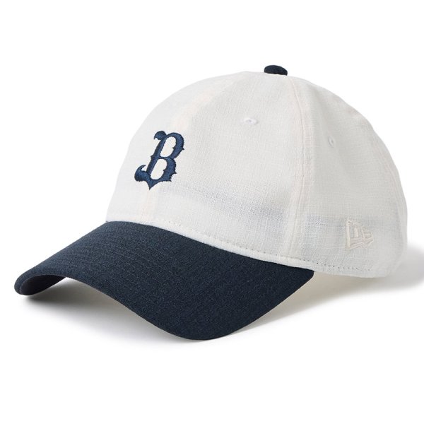 画像1: NEWERA（ニューエラ）“9TWENTY オリックス・バファローズ クロームホワイト/ネイビー” (1)