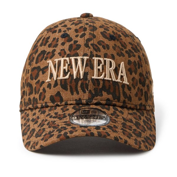 画像2: 【キッズ】NEWERA（ニューエラ）“Youth 9TWENTY Leopard ブラウン ベージュ” (2)