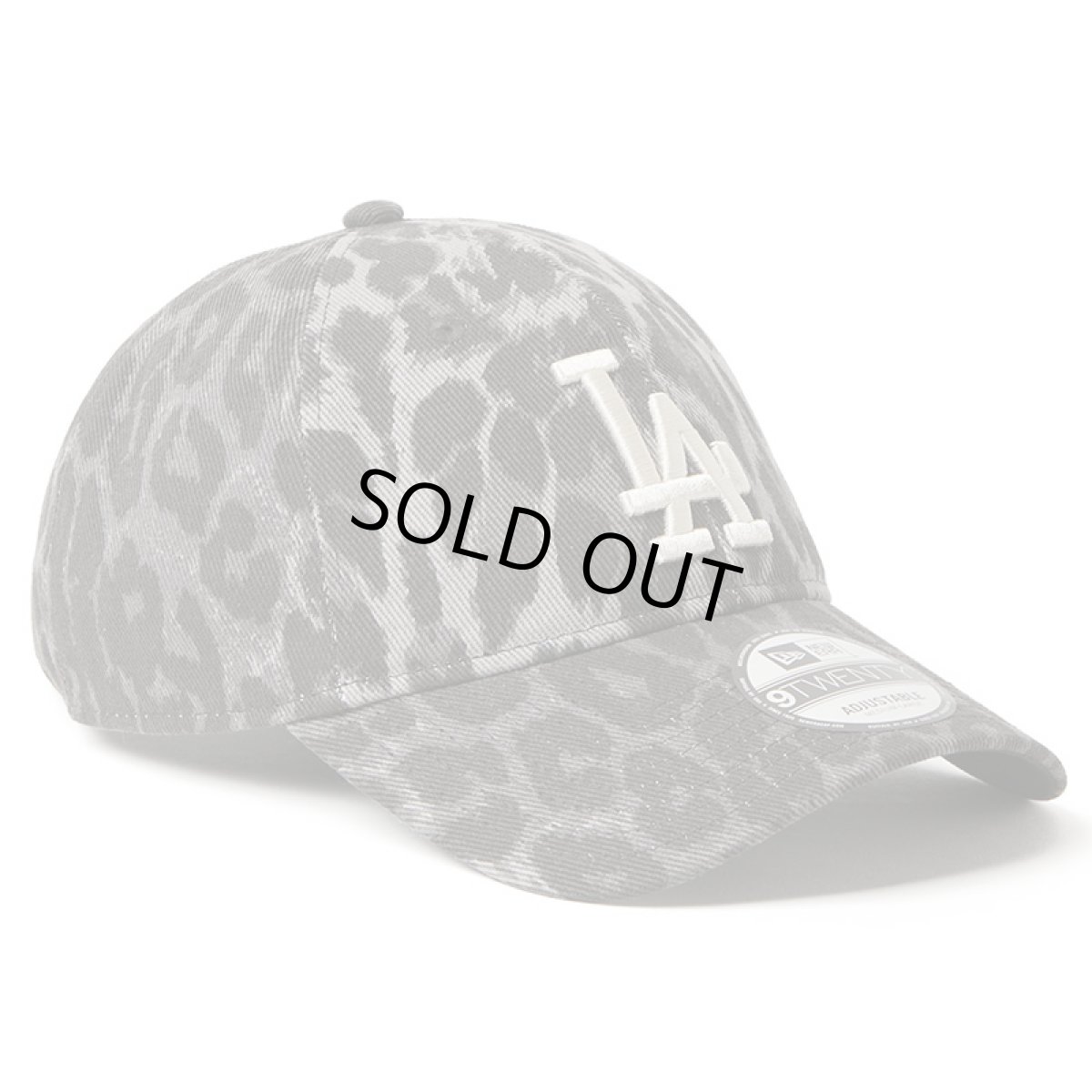 画像3: NEWERA（ニューエラ）“9TWENTY Leopard ロサンゼルス・ドジャース ブラック　アイボリー” (3)