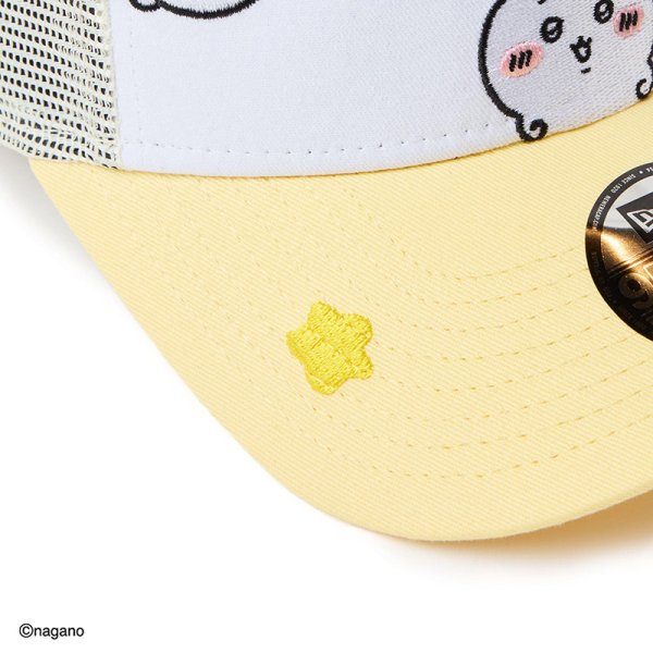 画像9: 【キッズ】NEWERA（ニューエラ）“Youth 9FORTY A-Frame トラッカー ちいかわ / ちいかわ・ハチワレ・うさぎ ホワイト/ソフトイエロー” (9)
