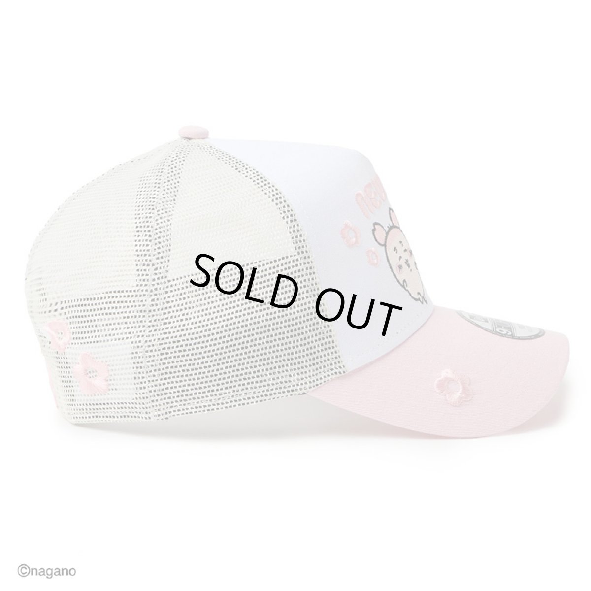 画像6: 【キッズ】NEWERA（ニューエラ）“Youth 9FORTY A-Frame トラッカー ちいかわ / モモンガ・古本屋 ピンク” (6)