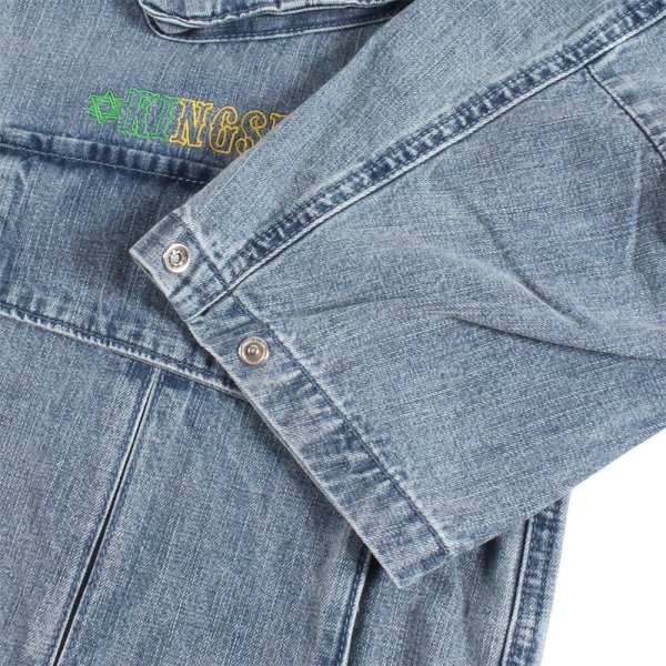 画像12: KINGSIZE（キングサイズ）“RASTA LOGO DENIM JACKET” (12)