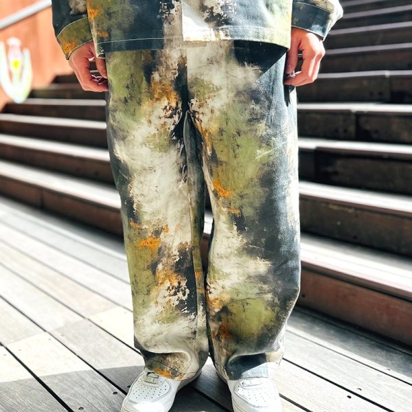 画像14: KINGSIZE（キングサイズ）“PAINTING TWILL EASY PANTS” (14)