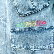画像18: KINGSIZE（キングサイズ）“RASTA LOGO DENIM JACKET” (18)