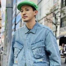 画像17: KINGSIZE（キングサイズ）“RASTA LOGO DENIM JACKET” (17)