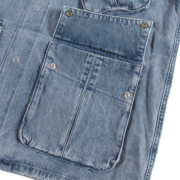 画像6: KINGSIZE（キングサイズ）“RASTA LOGO DENIM JACKET” (6)