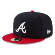 画像1: NEWERA（ニューエラ）“59FIFTY MLBオンフィールド アトランタ・ブレーブス ホーム” (1)