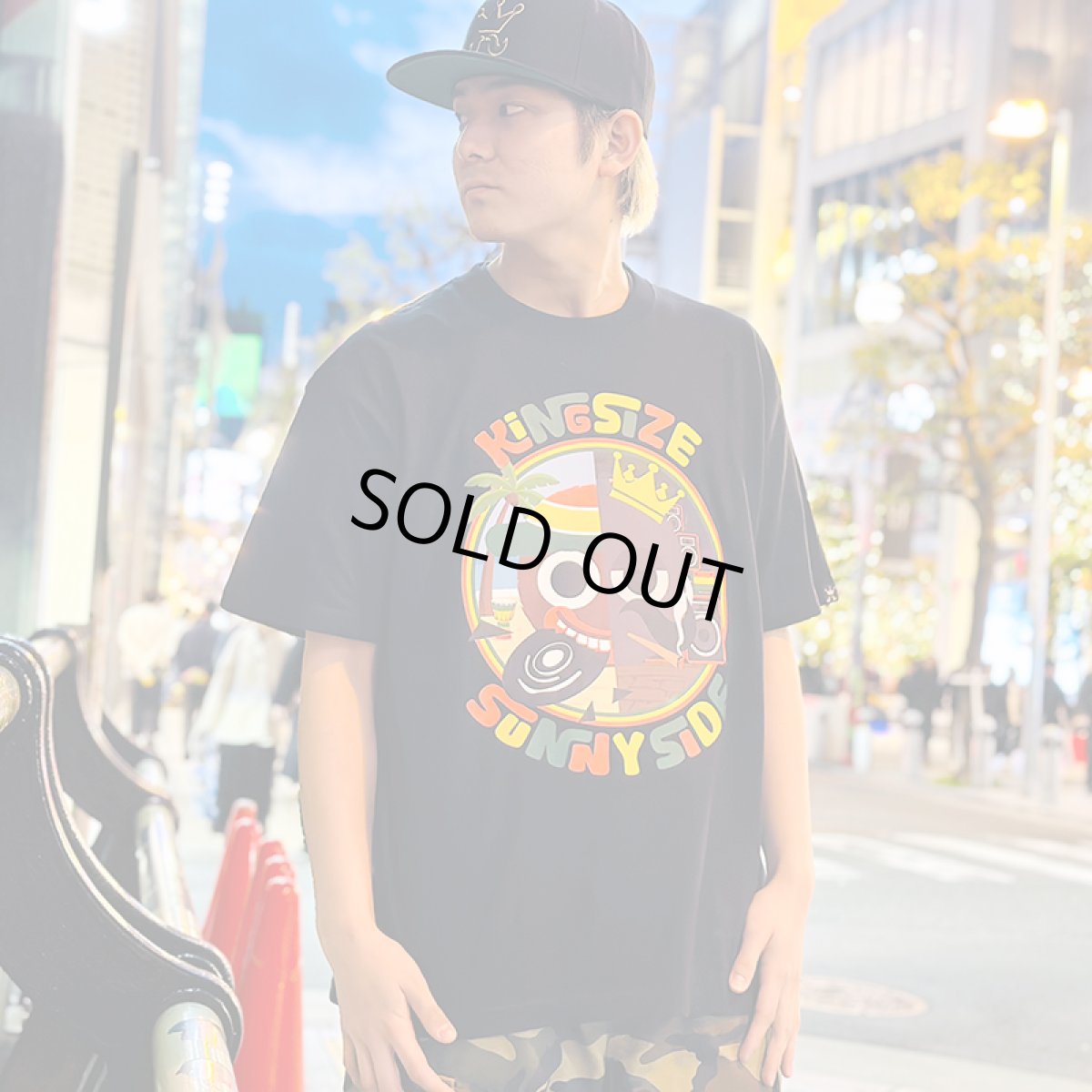 画像8: 【2026.04.03再入荷】KINGSIZE（キングサイズ）x SUNNY SIDE RECORDS “KS / SUNNY SIDE TEE” (8)