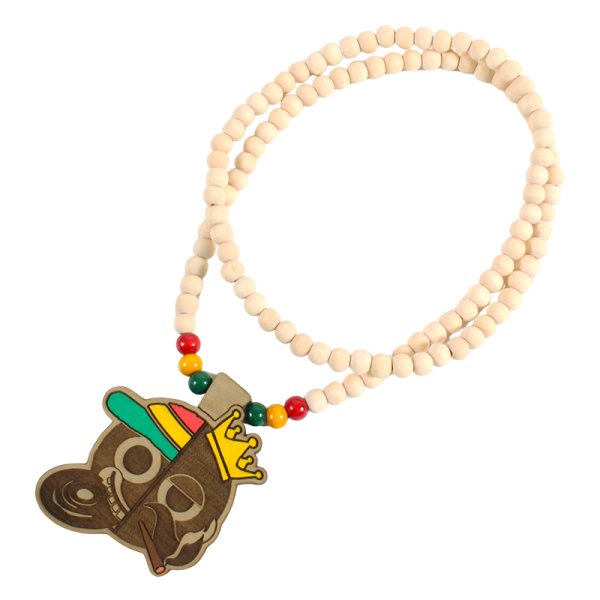 画像3: KINGSIZE（キングサイズ）x SUNNY SIDE RECORDS “KS / SUNNY SIDE WOOD NECKLACE” (3)