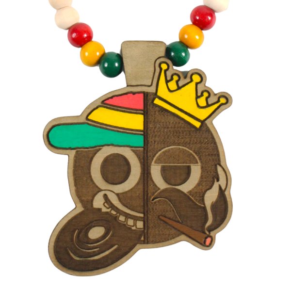 画像5: KINGSIZE（キングサイズ）x SUNNY SIDE RECORDS “KS / SUNNY SIDE WOOD NECKLACE” (5)