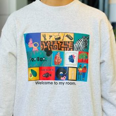 画像11: PeeTee. (ピーティー) “WELCOME TO MY ROOM CREW SWEAT” (11)