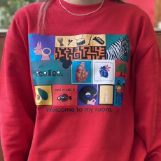 画像11: PeeTee. (ピーティー) “WELCOME TO MY ROOM CREW SWEAT” (11)