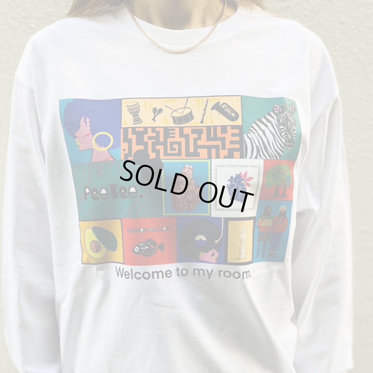 画像9: PeeTee. (ピーティー) “WELCOME TO MY ROOM L/S TEE” (9)