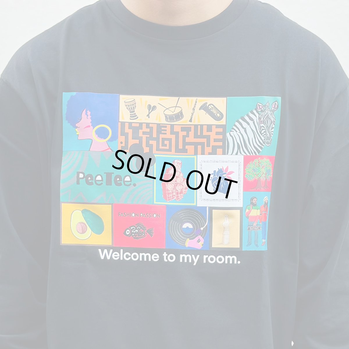 画像9: PeeTee. (ピーティー) “WELCOME TO MY ROOM L/S TEE” (9)