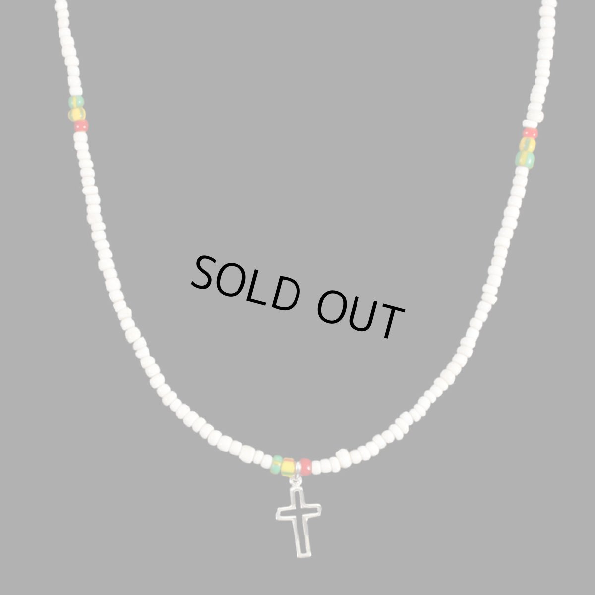 画像2: KINGSIZE（キングサイズ）“CROSS BEADS NECKLACE” (2)