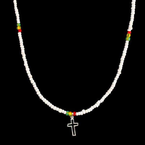 画像2: KINGSIZE（キングサイズ）“CROSS BEADS NECKLACE” (2)