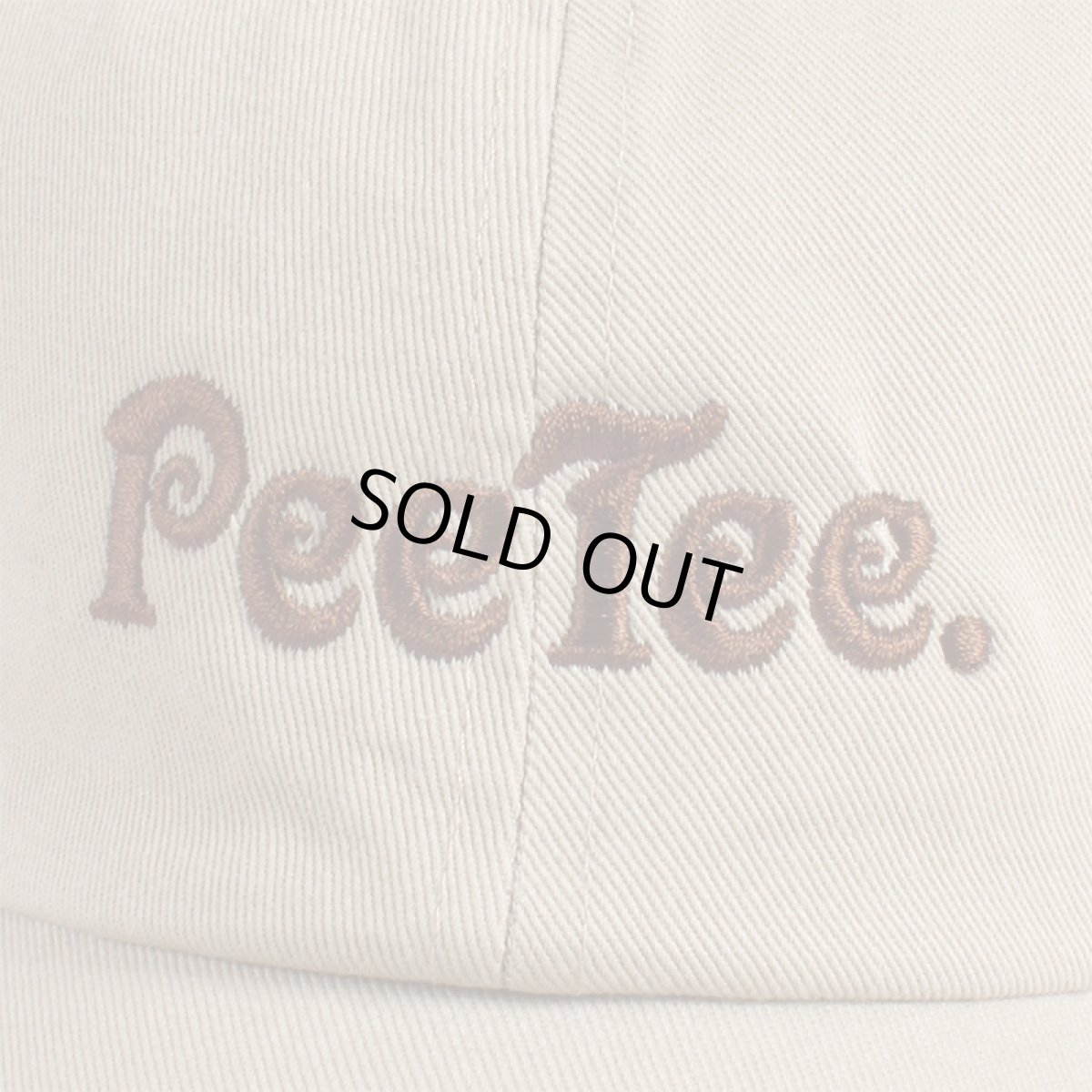 画像8: PeeTee. (ピーティー) “GROO PEE LOGO 6PANEL CAP” (8)