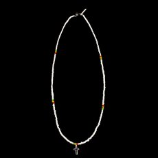 画像1: KINGSIZE（キングサイズ）“CROSS BEADS NECKLACE” (1)