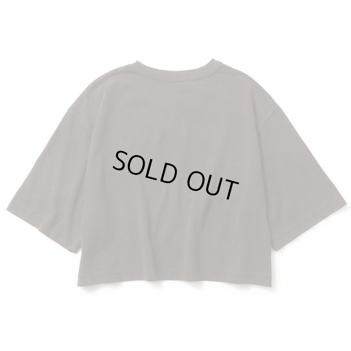 画像2: [レディース] NEWERA（ニューエラ）“Women's 半袖 ワイド フロスト ウォッシュド クロップド Tシャツ ブラック” (2)
