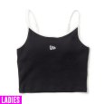 画像1: [レディース] NEWERA（ニューエラ）“Women's リブ クロップドキャミソール ブラック” (1)