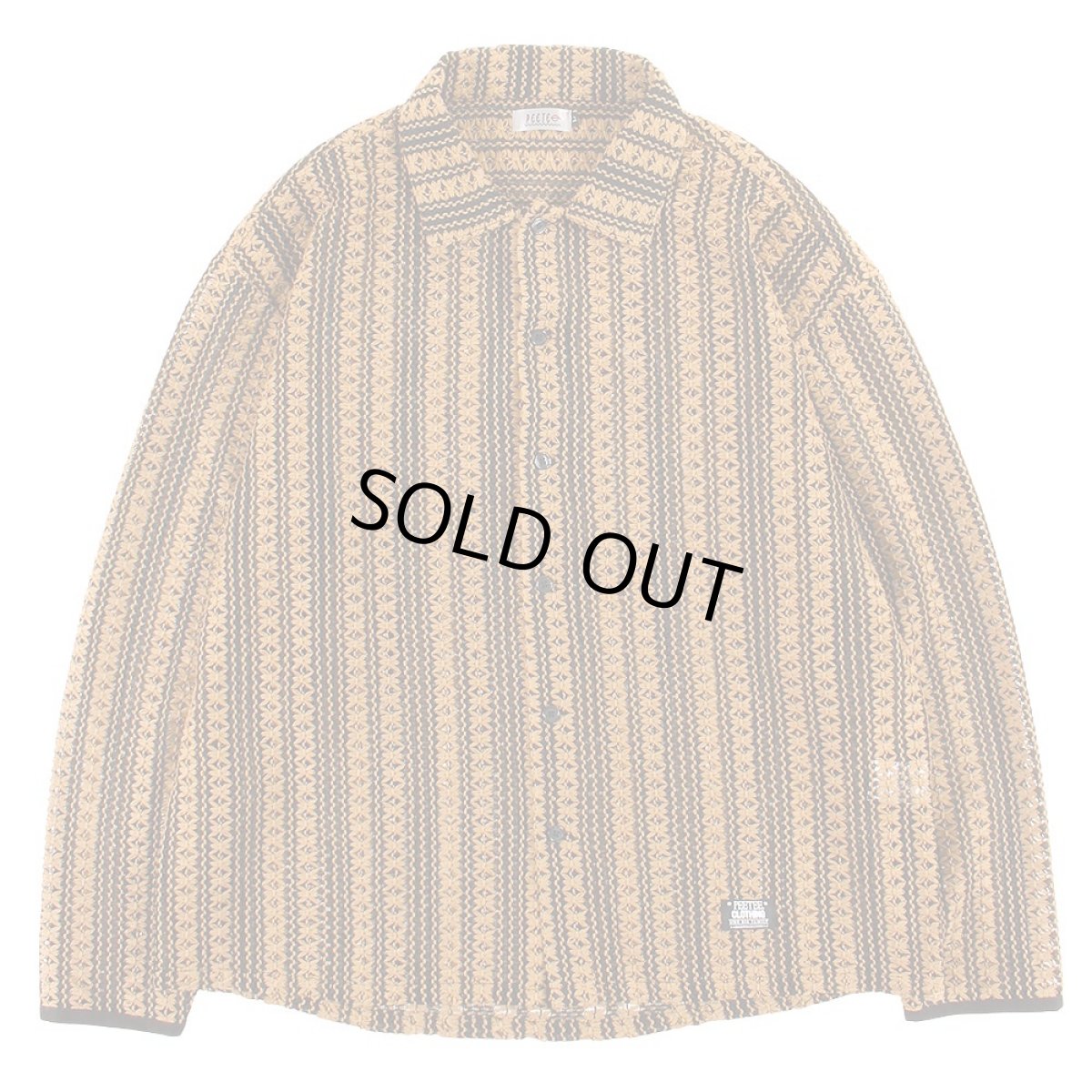 画像1: PeeTee. (ピーティー) “FLOWER STRIPE L/S SHIRTS” (1)
