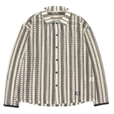 画像1: PeeTee. (ピーティー) “FLOWER STRIPE L/S SHIRTS” (1)