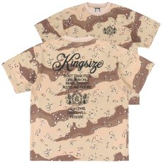 画像1: KINGSIZE（キングサイズ）“ROOTS WORD CAMO TEE” (1)