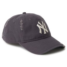 画像3: NEWERA（ニューエラ）“9TWENTY MLB Visor Logo バイザーロゴ ダメージ ニューヨーク・ヤンキース グラファイト” (3)