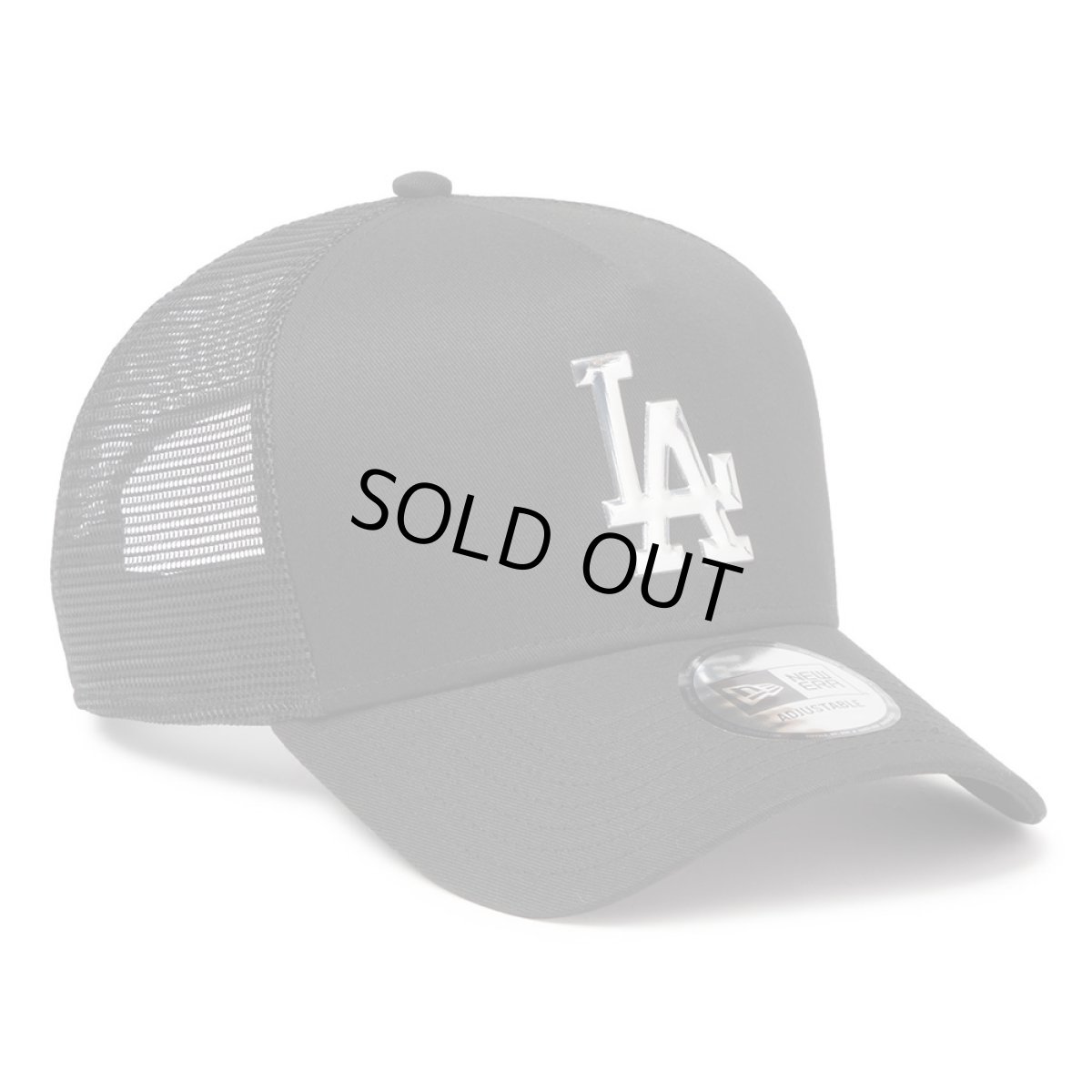 画像3: NEWERA（ニューエラ）“9FORTY A-Frame トラッカー ロサンゼルス・ドジャース TPUロゴ ブラック” (3)