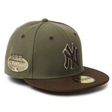 画像1: NEWERA（ニューエラ）“59FIFTY ニューヨーク・ヤンキース カモカラー ニューオリーブ/ウォルナット” (1)
