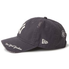 画像5: NEWERA（ニューエラ）“9TWENTY MLB Visor Logo バイザーロゴ ダメージ ニューヨーク・ヤンキース グラファイト” (5)